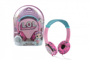 LOL Casti audio cu sclipici
