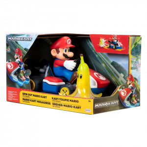NINTENDO - Figurina Spin Out Mario Kart 6 cm - Mario
