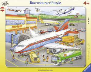 Puzzle mic aeroport, 40 piese