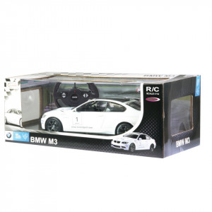 Masina Cu Telecomanda Bmw M3 Alb Cu Scara 1 La 14