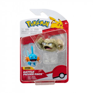 Pachet figurine de actiune, Pokemon, Mudkip & Geodude