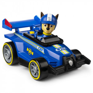 PATRULA CATELUSILOR CHASE MASINA DE CURSE CU SUNETE SI MOTOR PULL-BACK