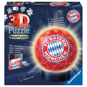 Puzzle 3D Luminos Fc Bayern, 72 Piese