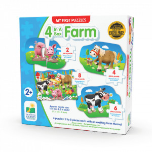 SET PRIMELE MELE 4 PUZZLE-URI FERMA
