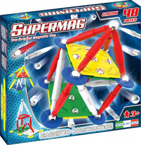 SUPERMAG CLASSIC PRIMARY - SET CONSTRUCTIE 48 PIESE