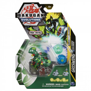 Bakugan Platinum Powerup S4 Griswing Nano Shadow Si Nano Lancer