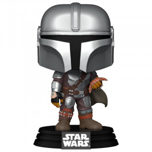 Figurina Funko POP! Star Wars: The Mandalorian - Mando Flying w/PouchVinyl Figure, 10cm
