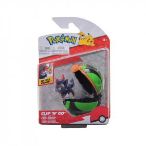 Figurine Clip' N' Go, Pokemon, Zorua & Dusk Ball