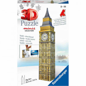 Puzzle 3D Mini Big Ben, 54 Piese
