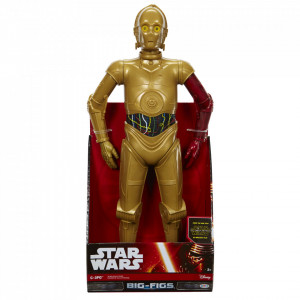 STAR WARS Big Figs Figurina cu 9 puncte de articulatie C-3PO