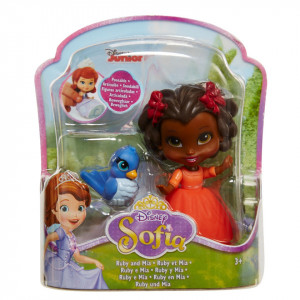 Printesa Sofia mini cu un camarad, Disney, Ruby si Mia , 7,6 cm