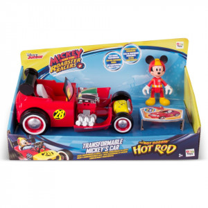 Vehicul transformabil cu figurina, Disney Minnie Mickey, diverse modele