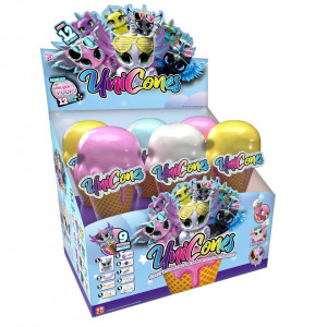 Figurina Unicorn surpriza si accesorii, turcoaz, Unicones