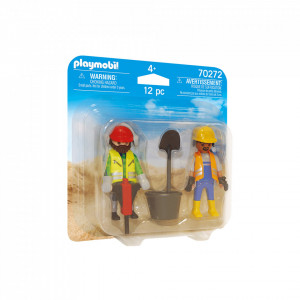 SET 2 FIGURINE MUNCITORI IN CONSTRUCTII