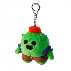 Jucarie de plus cu agatatoare, Brawl Stars, 13cm, Spike