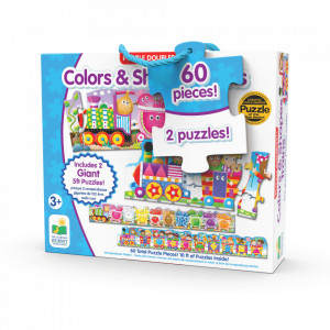 SET 2 PUZZLE-URI TRENUL URIAS CU CULORI SI FORME