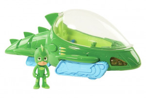 Figurina Sopi + vehicolul Sopi Mobil Deluxe - Eroi in Pijama