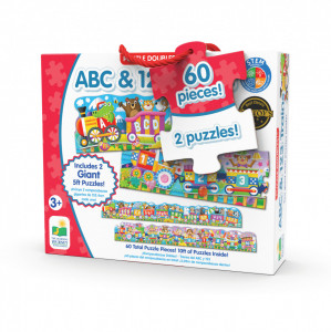 SET 2 PUZZLE-URI TRENUL URIAS CU NUMERE SI LITERE - ENG