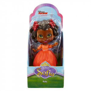 Papusa mini, Disney Sofia Intai, Ruby, 8cm