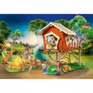 Playmobil - Casa Din Copac Cu Tobogan