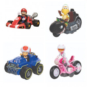 Super Mario Bros Movie - Figurina cu Kart, 6cm, diverse modele