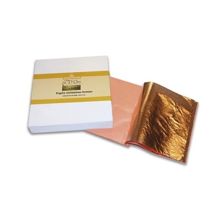 Foita imitatie bronz 14x14cm
