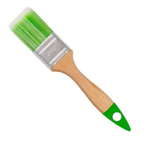 Pensula lemn Green fir sintetic PBT