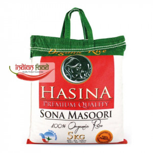 Hasina Organic Sona Masoori Rice (Orez Sona Masoori Organic) 5kg
