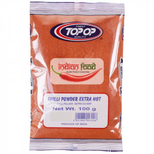 Top Op Red Chilli Powder Extra Hot (Boia Iute Rosie ) 100g