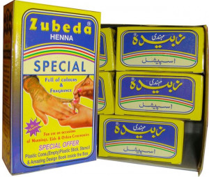 Zubeda Mehendi Henna Powder (Henna Pudra Rosu Zubeda) 90g