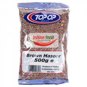 TOPOP Lentils Brown Whole Masoor (Linte Maro Masoor)