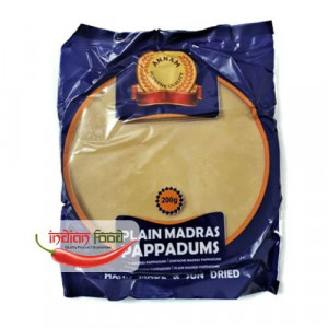 Annam Plain Papadam (Papadam Indian Simplu) 200g