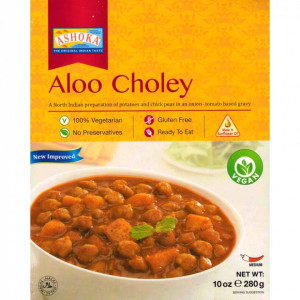 ASHOKA Heat & Eat Aloo Chole (Mancarica de Cartofi cu Naut) 280g