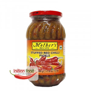 Mother's Recipe Stuffed Red Chilli Pickle - 500g