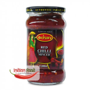 Schani Minced Red Chilli Paste (Pasta de Chilli Rosu) 240ml