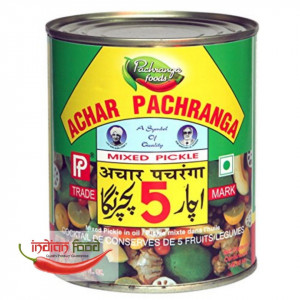 Pachranga Mixed Pickle - Tins (Muraturi Indiene Mixte Conserva) 800g