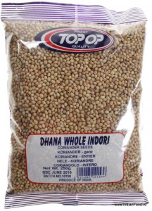 Top Op Dhania Whole - Coriander Seeds 250g