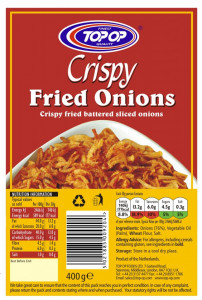 TOPOP Crispy Fried Onions (Ceapa Crocanta) 400g