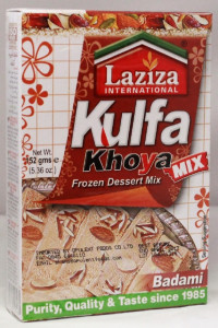 LAZIZA Kulfa Khoya Badami Mix (Inghetata cu Aroma de Migdale) 152g