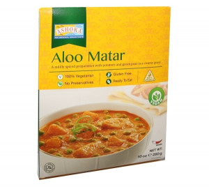 ASHOKA Heat Aloo Matar (Mancare de Cartofi si Mazare) 280g