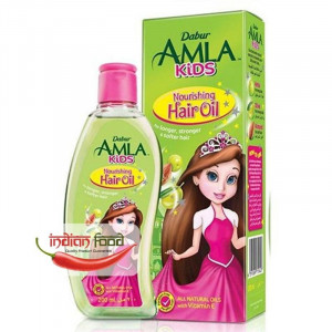 DABUR Amla Kids Hair Oil (Ulei de Par Amla pentru Copii Amla +Masline+Migdale) 200ml