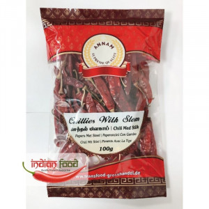 Annam Dried Red Chilli (Ardei Rosu Intreg) 100g