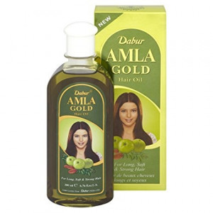 DABUR Amla Gold Hair (Ulei de Amla Gold Migdale + Henna) 200ml