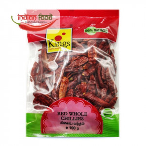 Kings Chilli Whole (3-8 cms) (Ardei Intreg) 100g