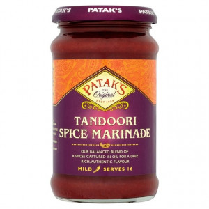 PATAK'S Tandoori Spice Marinade Paste Mild (Pasta Tandoori Mediu) 312g