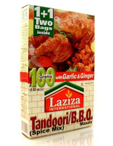LAZIZA Tandoori BBQ Masala (Condiment pentru Carne la Gratar/Cuptor) 100g