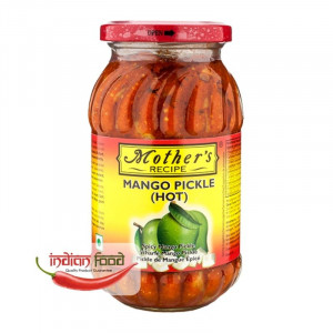Mother's Recipe Mango Pickle Hot (Muraturi de Mango Picante) 500g