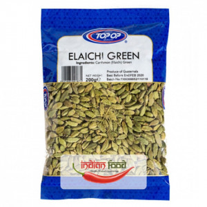 TOPOP Elaichi - Green Cardamom (Cardamom Verde) 200g