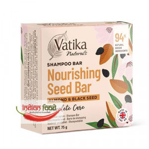 Vatika Complete Care Shampoo Bar (Baton de Sampon Nutritiv cu Migdale si Seminte Negre) 75g