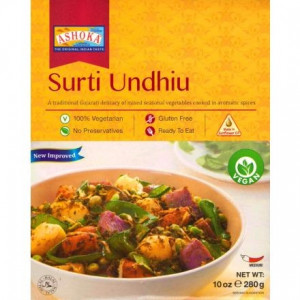 ASHOKA Heat & Eat Surti Undhiu (Mancarica de Legume Mixte Surti) 280g